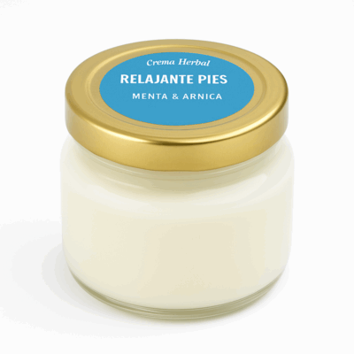 Crema para Pies relajante Menta y Arnica
