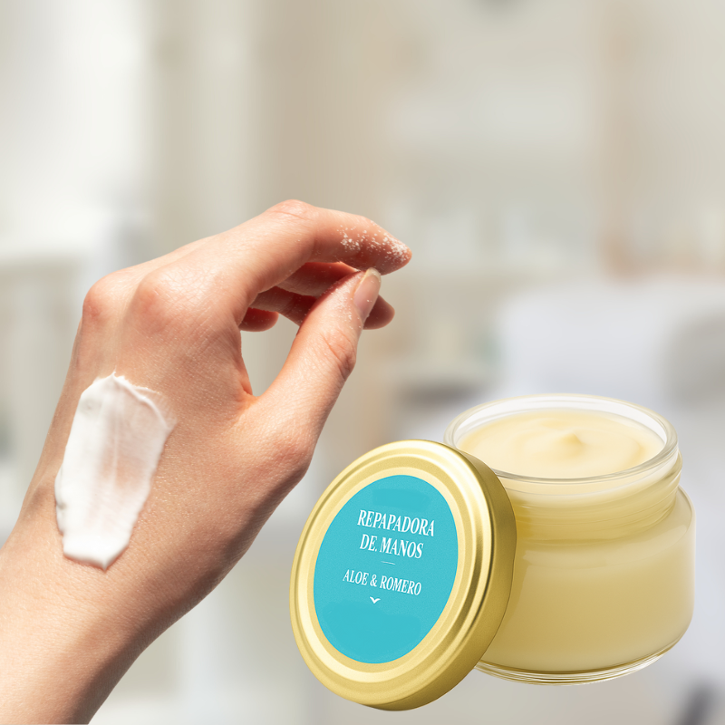 Crema Reparadora de Manos Aloe & Romero - Imagen 3